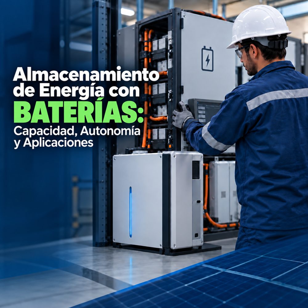 Almacenamiento de energía con baterías