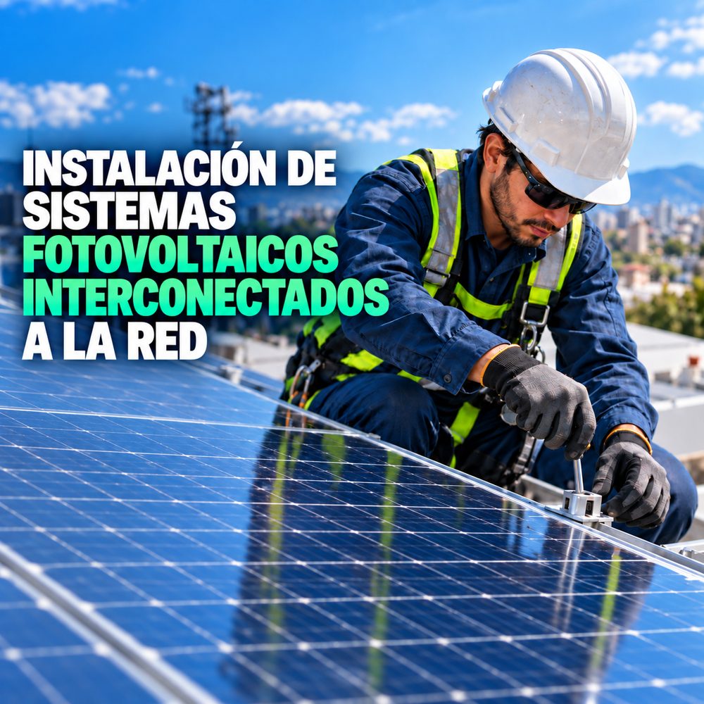 Instalación de sistemas fotovoltaicos interconectados a la red